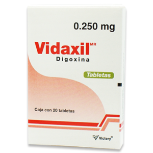 VIDAXIL DIGOXINA TABS 0.250MG