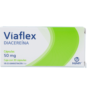 VIAFLEX DIACEREINA CAPS 50MG