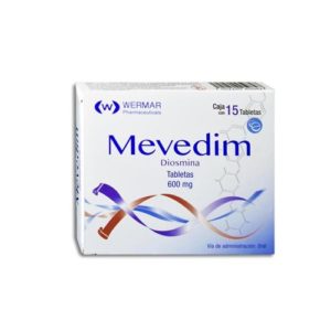 MEVEDIM DIOSMINA TABS 600MG