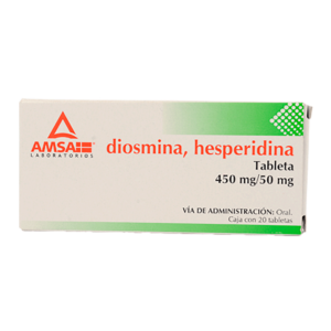 DIOSMINA HESPERIDINA AMSA 450MG/50MG