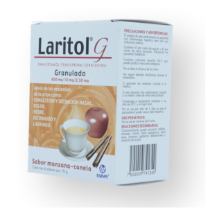 LARITOL G TE PARACETAMOL FENILEFRINA LORATADINA