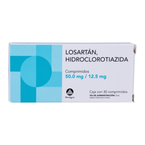 LOSARTAN HIDROCLOROTIAZIDA 50/12.5MG