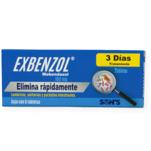 EXBENZOL MEBENDAZOL TABS 100MG