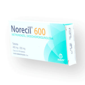 NORECIL METRONIDAZOL DIYODOHIDROXIQUINOLEINA TABS