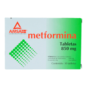 METFORMINA AMSA 850MG