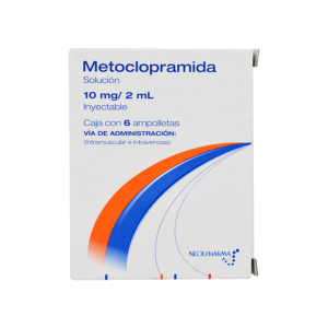 METOCLOPRAMIDA SOL 10MG/2ML