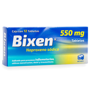 BIXEN NAPROXENO TABS 550MG