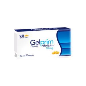 GELPRIM NIFEDIPINO CAPS 0MG