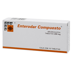 ENTERODAR COMPUESTO NIFUROXAZIDA 200MG