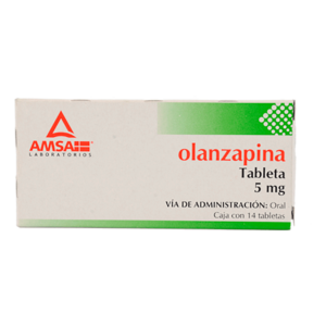 OLANZAPINA AMSA TABS 5MG